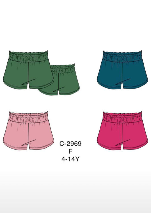 Picture of C2969 GIRLS HIGH QUALITY COTTON SHORTS